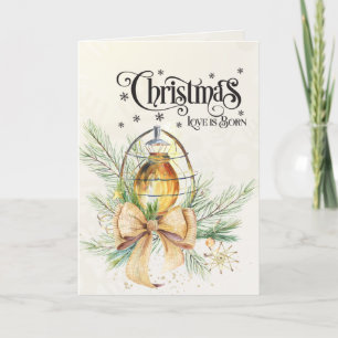 Cartão De Festividades O Amor de Natal é o Nascer John 3:16