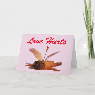 Cartão De Festividades o amor dói
