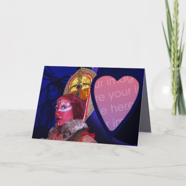 Cartão De Festividades O amor é... (Frente)