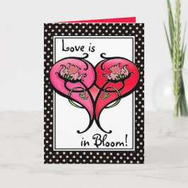 Cartão De Festividades O amor está em Bloom! nº 2