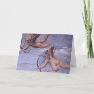 Cartão De Festividades O amor está no ar - namorados