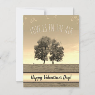 Cartão De Festividades O amor está no ar (personalizável)
