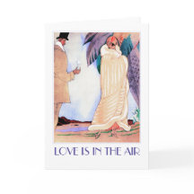 O amor está no ar. Placa de Dia de os namorados Ar