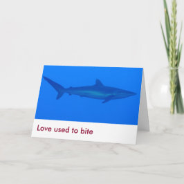 Cartão De Festividades o amor não morde mais a carta de namorados românti