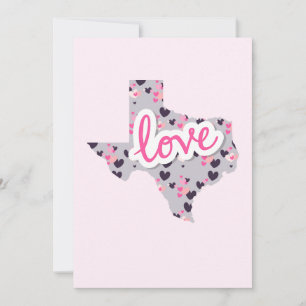 Cartão De Festividades O Amor no Texas - Dia dos Namorados