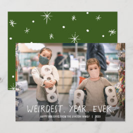 Cartão De Festividades O ano mais estranho do mundo - foto de feriado