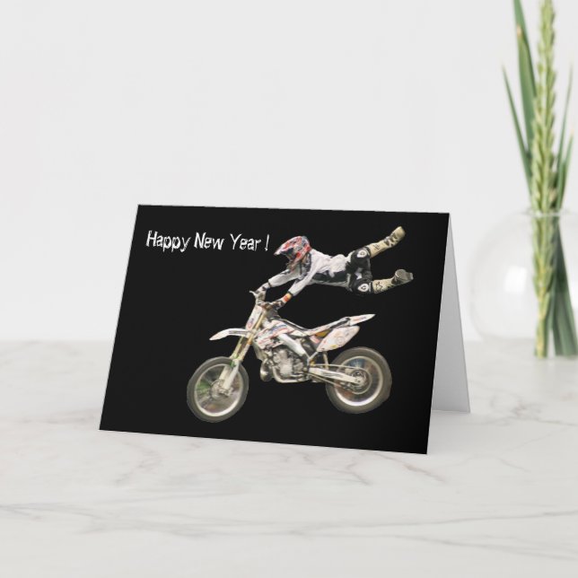 Cartão De Festividades o ano novo aéreo (Frente)