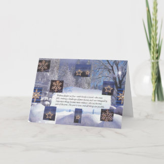 Cartão De Festividades O ano novo do Natal