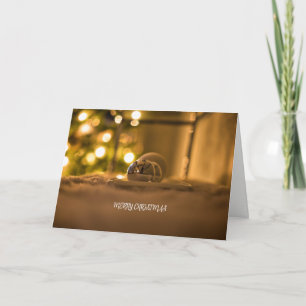 Cartão De Festividades O brilho das luzes no Natal