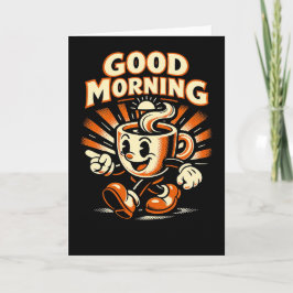 Cartão De Festividades O Café da Manhã