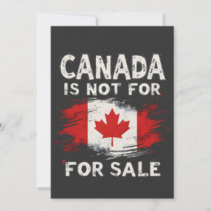 Cartão De Festividades O Canadá não é para ser presidente de galera