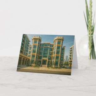 Cartão De Festividades O Castelo Crystal Citadel