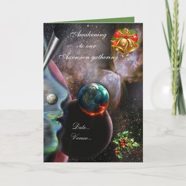 Cartão De Festividades O Clã despertador - natal (Frente)