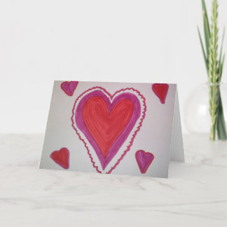 Cartão De Festividades O coração dos namorados