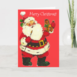 Cartão De Festividades O Criador de Brinquedos Jolly