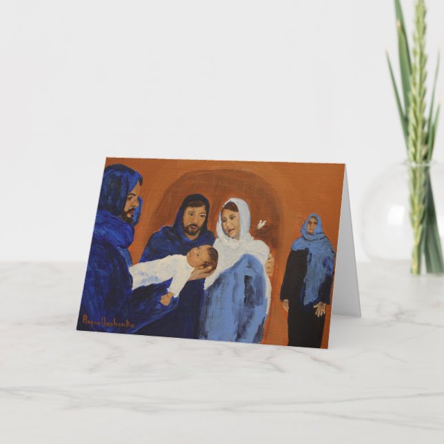 CARTÃO DE FESTIVIDADES O CRISTO (Frente)