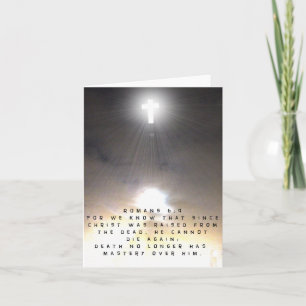 Cartão De Festividades O cristo foi criado a partir do Morto