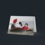 Cartão De Festividades O cumprimento dentro do papai noel dá lições<br><div class="desc">O papai noel ama surfar toda a possibilidade que obtiver,  e quando teve uma possibilidade ensinar seu neto Charlie,  não hesitou por um momento.</div>
