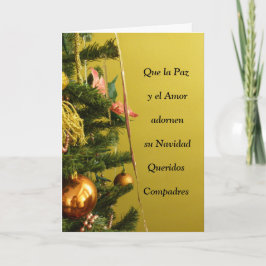 Cartão De Festividades O EL Amor de Que La Paz y adornen SU Navidad