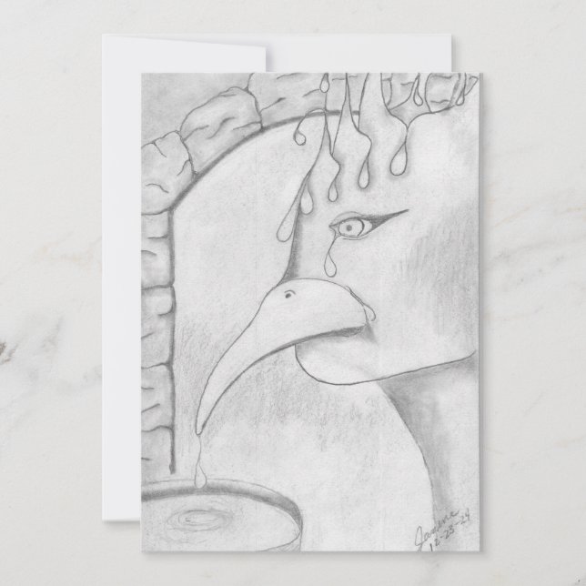 Cartão De Festividades O Engolir (Frente)