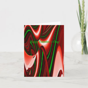 Cartão De Festividades O espírito do amor e da esperança Abstrato 3D Rain