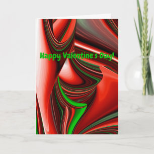 Cartão De Festividades O espírito do amor e da esperança Abstrato 3D Rain