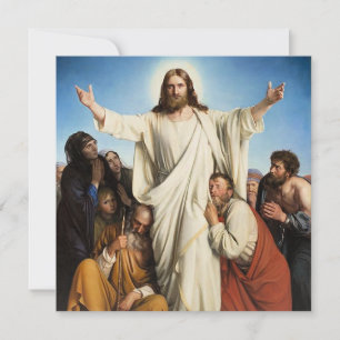 Cartão De Festividades O famoso trabalho de arte do Carl Bloch, Consolato