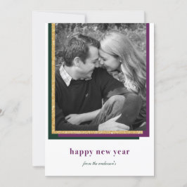 Cartão De Festividades O feliz ano novo moderno