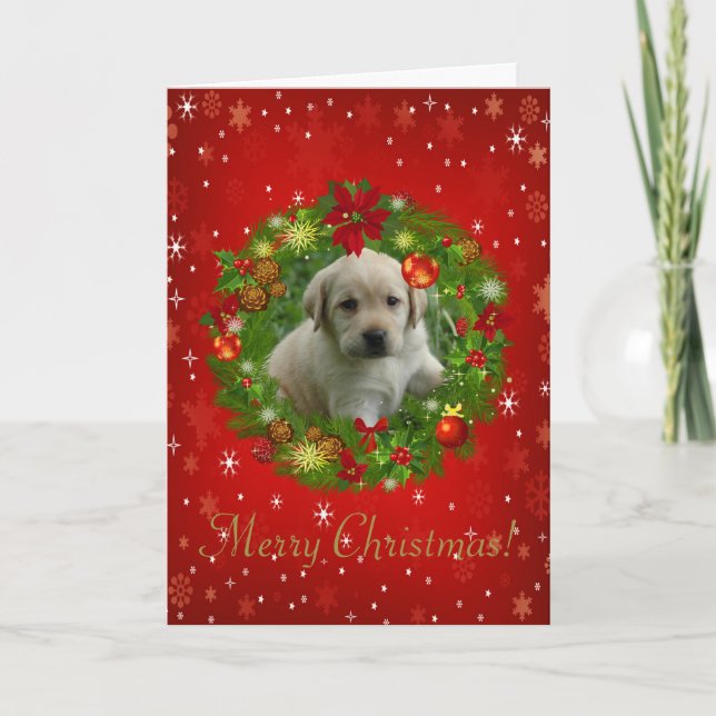 Cartão De Festividades O Feliz Natal cria seu próprio Natal da foto (Frente)