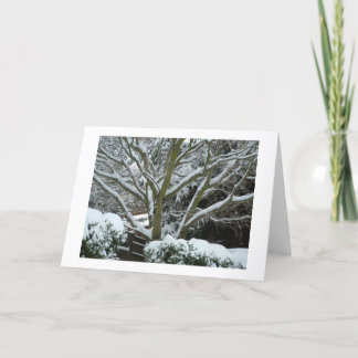 Cartão De Festividades "O feriado morno deseja "