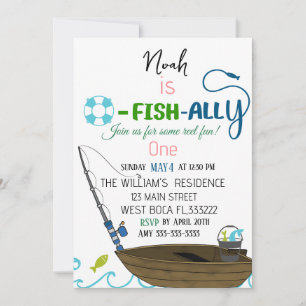 Cartão De Festividades O-Fish-Ally One Fisheries Aniversário