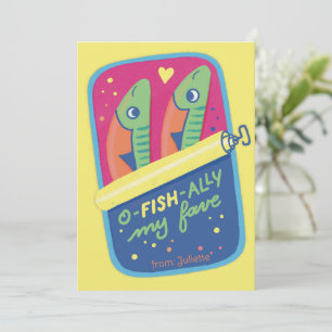 Cartão De Festividades O-fish-almente Meu Favorito - Feriado do Dia dos N