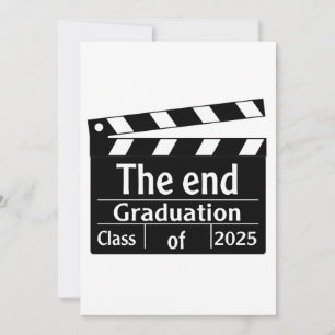 Cartão De Festividades O Formando de Graduação Final do Cinema de 2025