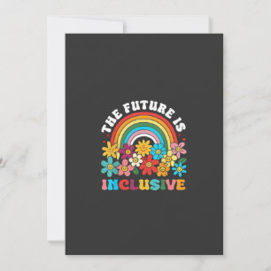 Cartão De Festividades O futuro é LGBTQ do mês de orgulho inclusivo