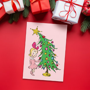 Cartão De Festividades O Grpolegadas Eu fui Cindy-Lou que é bom