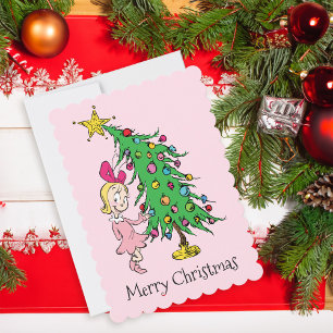 Cartão De Festividades O Grpolegadas Eu fui Cindy-Lou que é bom