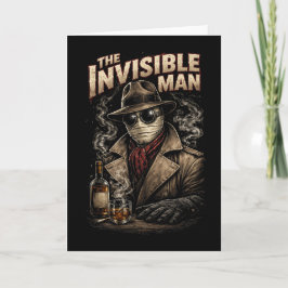 Cartão De Festividades O Homem Invisível