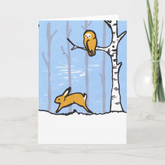 Cartão De Festividades O inverno está chegando