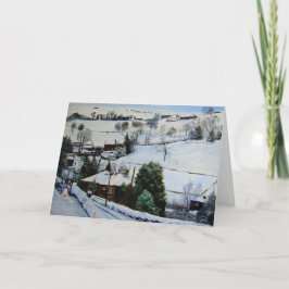 Cartão De Festividades O inverno no amarra