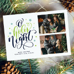 Cartão De Festividades O - Letra Santa Noite - Foto<br><div class="desc">Cartões de Natal coloridos e festivos de 2 galerias fotográficas.</div>