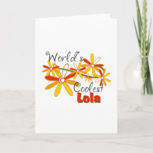 Cartão De Festividades O Lola o mais fresco do mundo floral