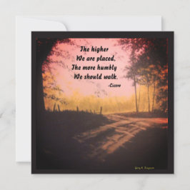 CARTÃO DE FESTIVIDADES O MAIS ALTO QUE SOMOS COLOCADOS CICERO