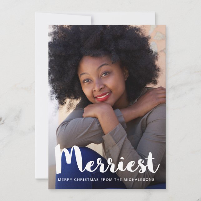 Cartão De Festividades O melhor Natal da Rússia Botânica Verde (Frente)