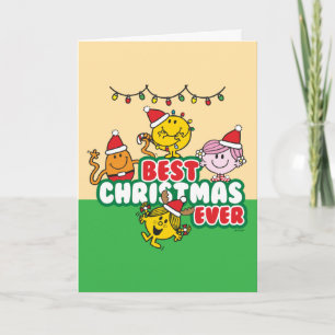 Cartão De Festividades O Melhor Natal de Sempre do Mr Men e Little Miss