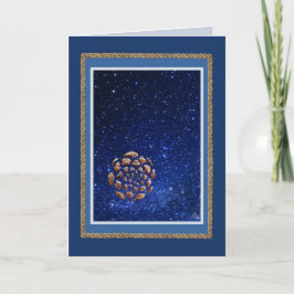 Cartão De Festividades O mistério da criação: Pinho de Piñon