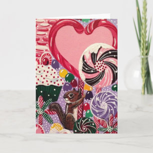 Cartão De Festividades O Mundo das Minerações de Elizabeth