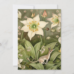 Cartão De Festividades O Mundo Mítico do Rato de Veado Sussurrado