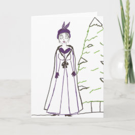 Cartão De Festividades O Natal assustador de Jane Austen