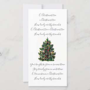 Cartão De Festividades O Natal da Árvore