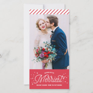 Cartão De Festividades O Natal da Tipografia das Férias Mais Feliz